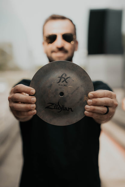 Matt Greiner firmó la campana Zildjian FX Blast 